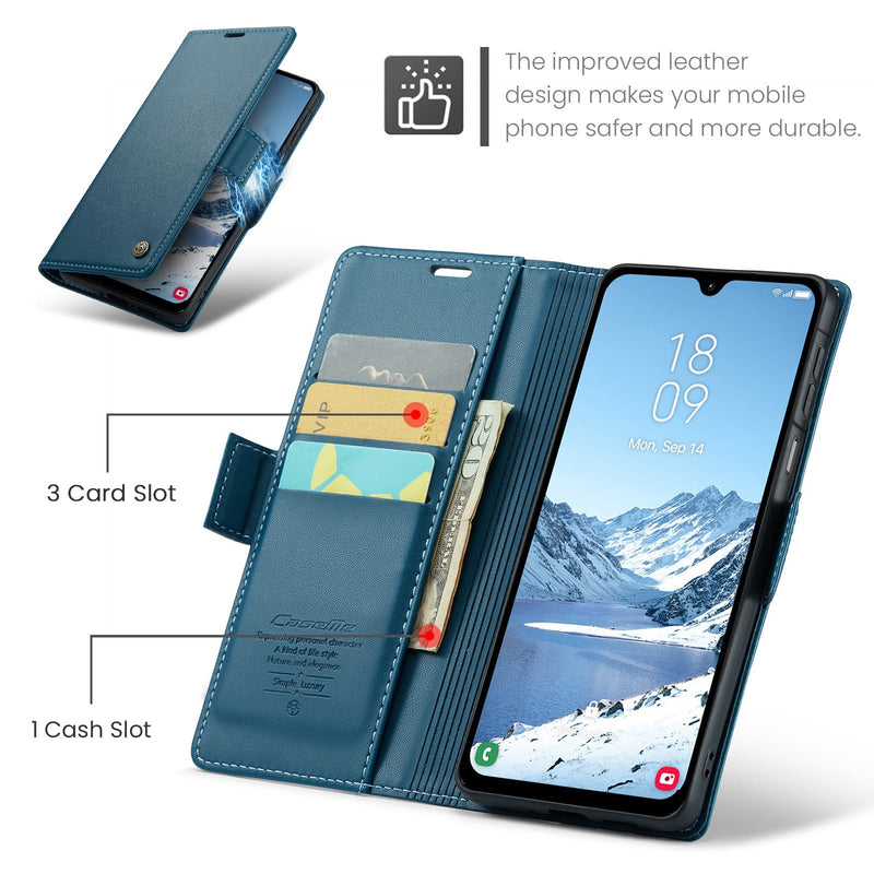 Samsung Galaxy A26 5G CaseMe Retro Wallet Case [Navy]