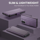 Samsung Galaxy A26 5G CaseMe Retro Wallet Case [Purple]