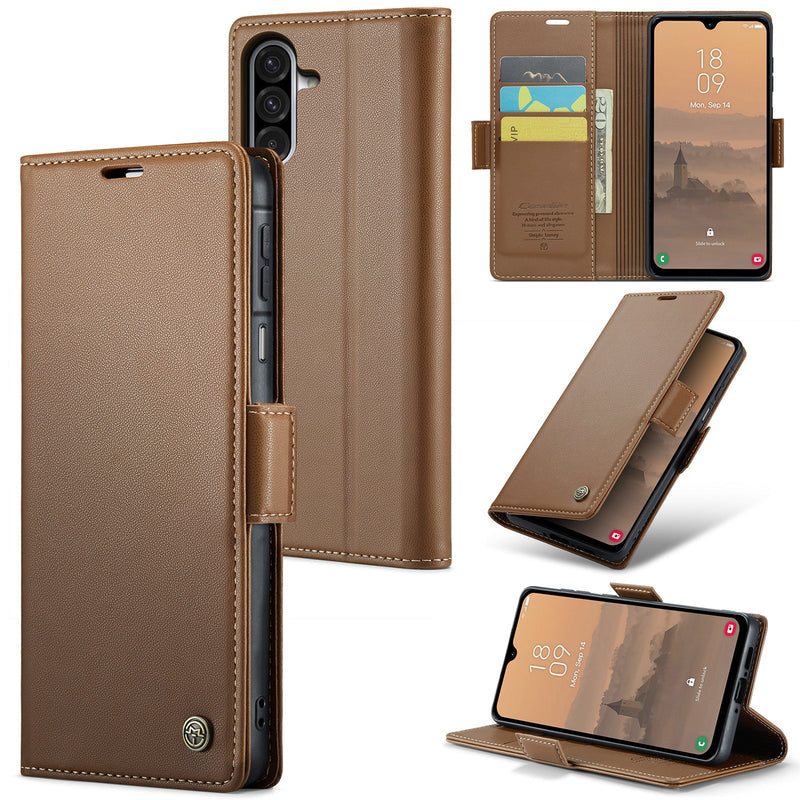 Samsung Galaxy A26 5G CaseMe Retro Wallet Case [Brown]