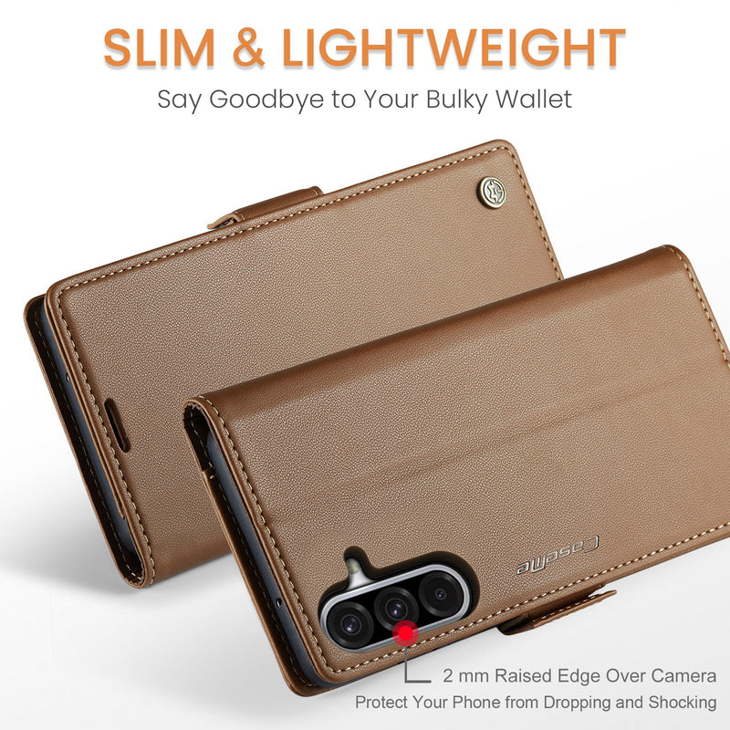 Samsung Galaxy A26 5G CaseMe Retro Wallet Case [Brown]