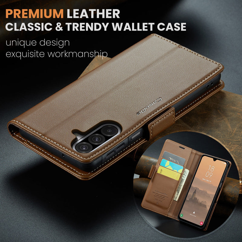 Samsung Galaxy A26 5G CaseMe Retro Wallet Case [Brown]