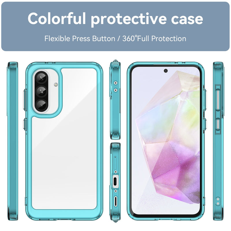 Samsung Galaxy A36 5G Soft TPU Bumper Case [Clear Blue]