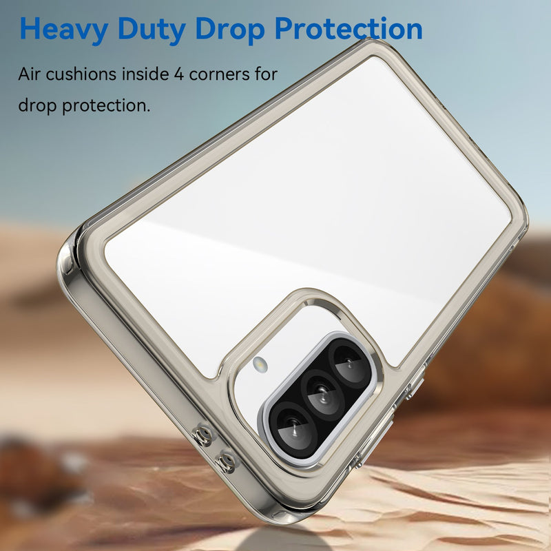 Samsung Galaxy A36 5G Soft TPU Bumper Case [Clear Grey]