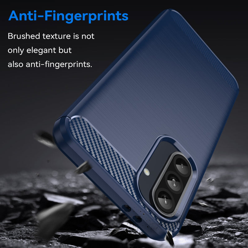 Samsung Galaxy A56 5G Carbon Fibre Brushed Case [Navy]