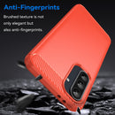 Samsung Galaxy A56 5G Carbon Fibre Brushed Case [Red]