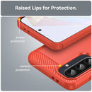 Samsung Galaxy A56 5G Carbon Fibre Brushed Case [Red]