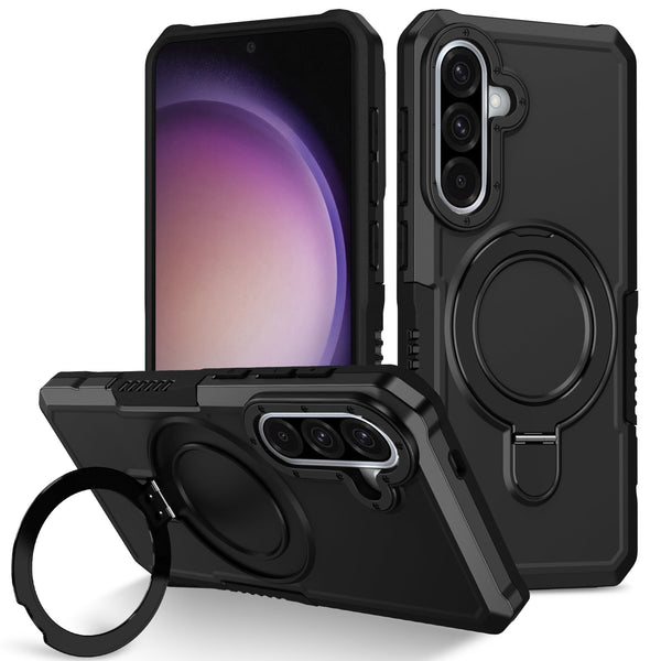 Samsung Galaxy A56 5G Case Ring Kickstand [Black]