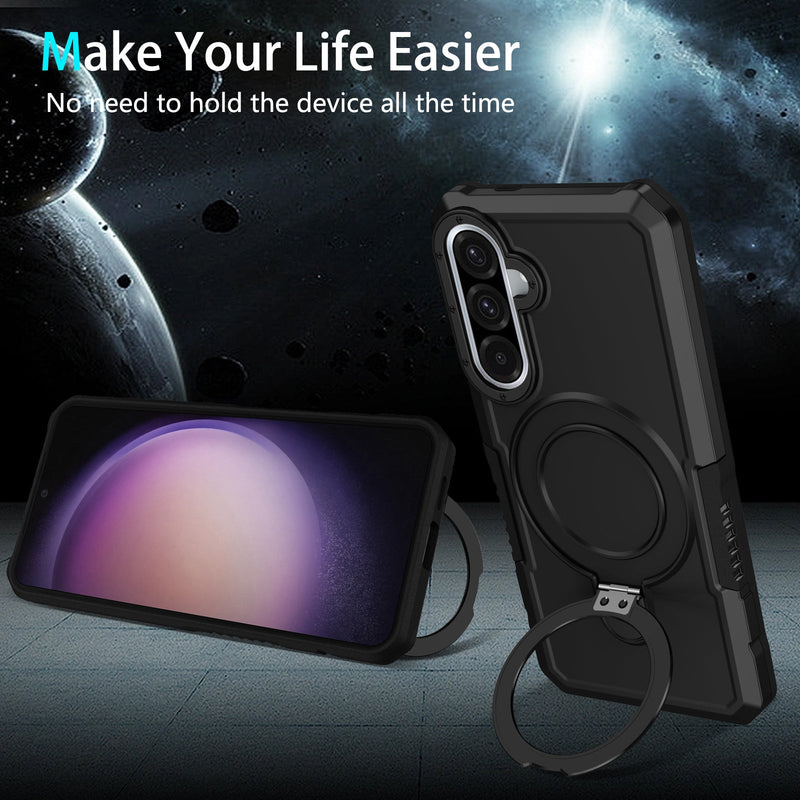 Samsung Galaxy A56 5G Case Ring Kickstand [Black]