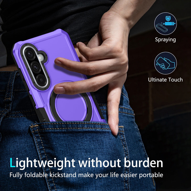 Samsung Galaxy A56 5G Case Ring Kickstand [Purple]