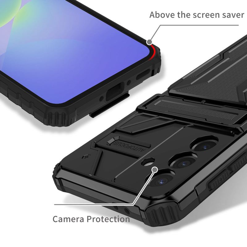 Samsung Galaxy A56 5G Kickstand Card Case [Black]