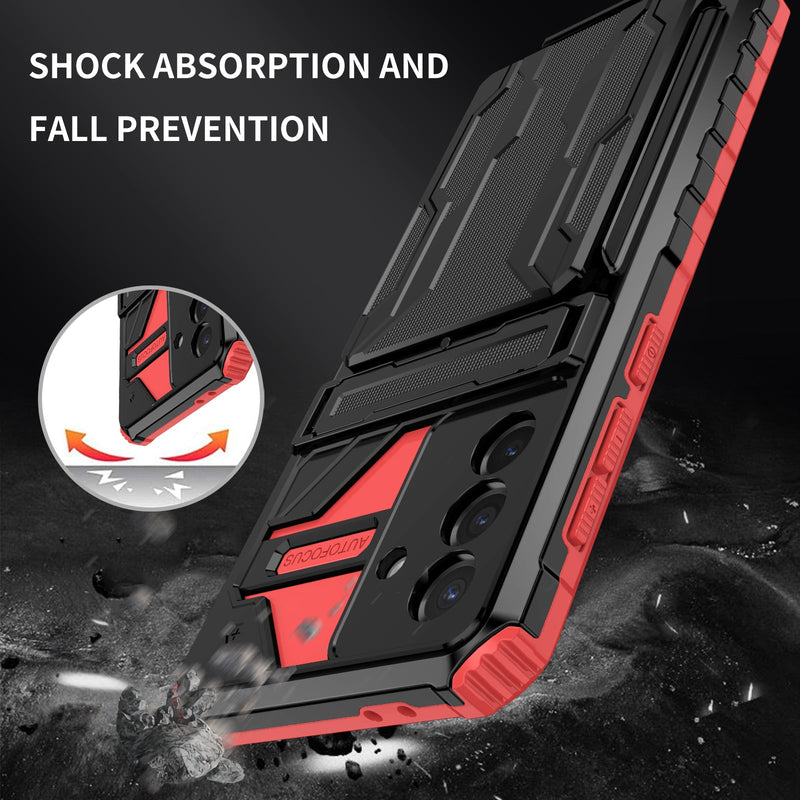 Samsung Galaxy A56 5G Kickstand Card Case [Red]