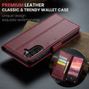 Samsung Galaxy A56 5G CaseMe Retro Wallet Case [Maroon]