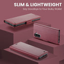 Samsung Galaxy A36 5G CaseMe Retro Wallet Case [Maroon]