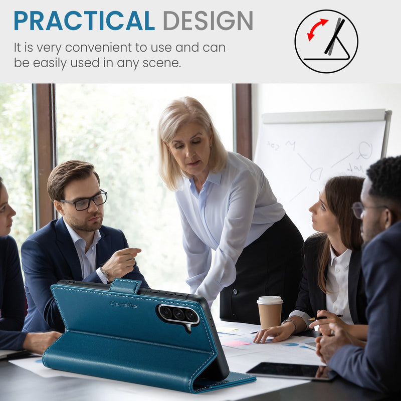 Samsung Galaxy A36 5G CaseMe Retro Wallet Case [Navy]