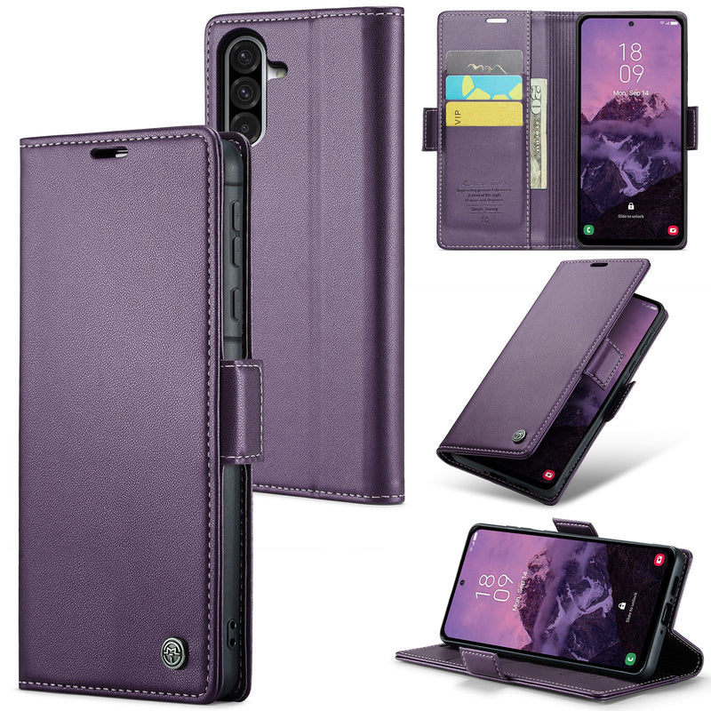 Samsung Galaxy A36 5G CaseMe Retro Wallet Case [Purple]