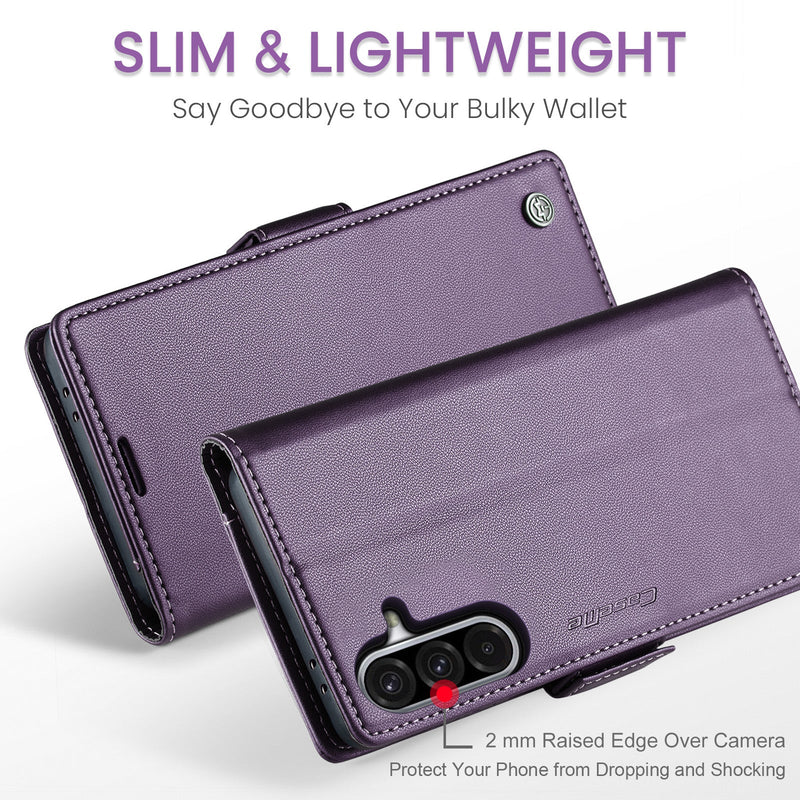 Samsung Galaxy A56 5G CaseMe Retro Wallet Case [Purple]