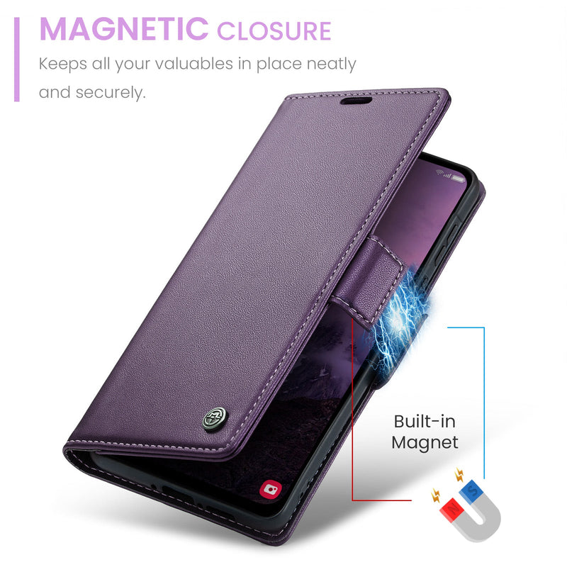 Samsung Galaxy A56 5G CaseMe Retro Wallet Case [Purple]