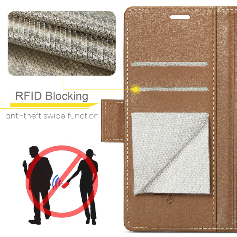 Samsung Galaxy A56 5G CaseMe Retro Wallet Case [Brown]