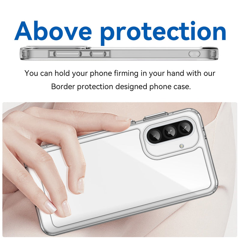 Samsung Galaxy A56 5G Soft TPU Bumper Case [Clear]