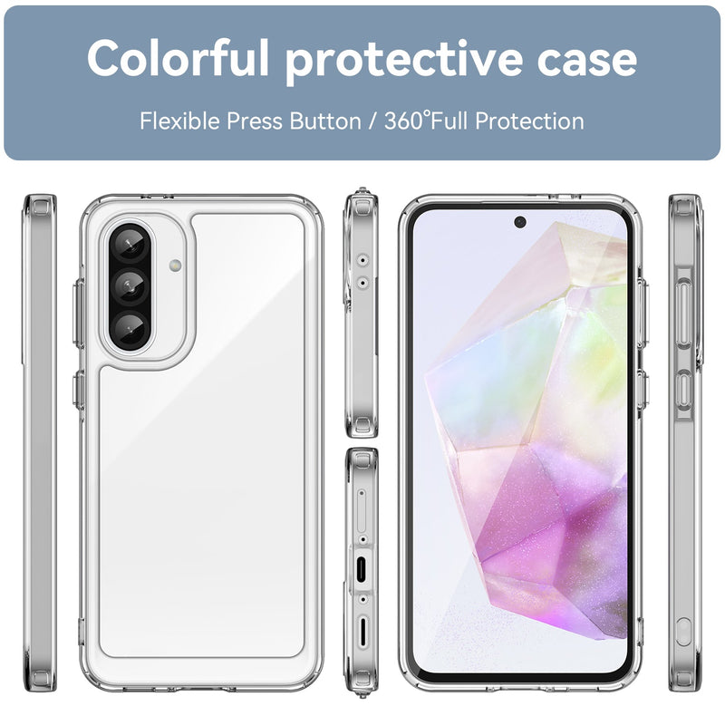 Samsung Galaxy A56 5G Soft TPU Bumper Case [Clear]