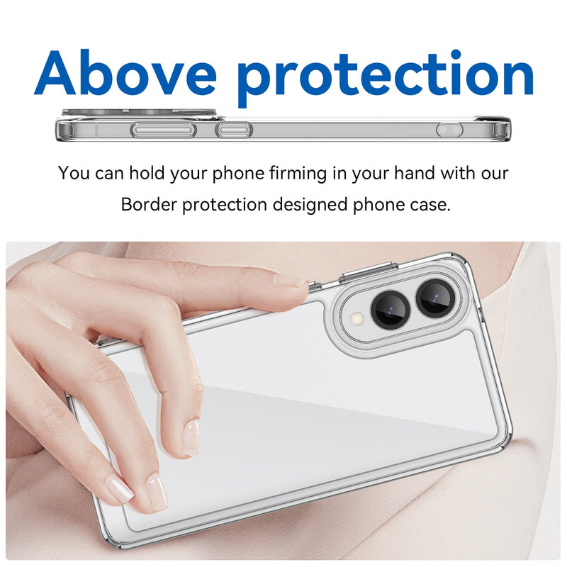 Samsung Galaxy S25 Edge Soft TPU Bumper Case [Clear]