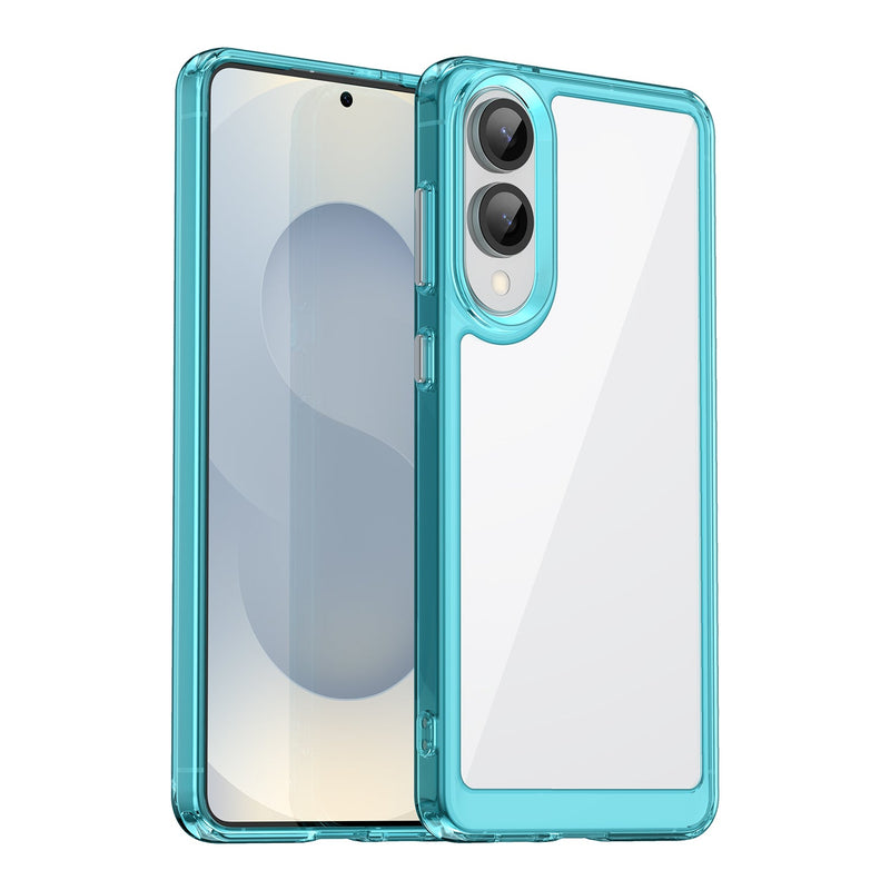 Samsung Galaxy S25 Edge Soft TPU Bumper Case [Clear Blue]