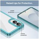 Samsung Galaxy S25 Edge Soft TPU Bumper Case [Clear Blue]