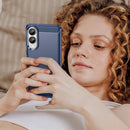 Samsung Galaxy S25 Edge Carbon Fibre Brushed Case [Navy]