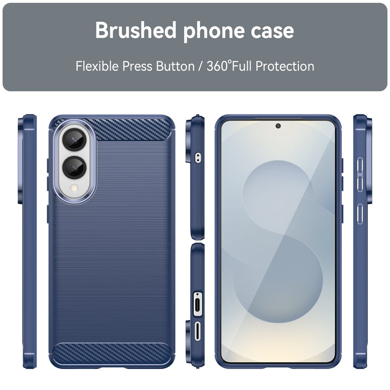 Samsung Galaxy S25 Edge Carbon Fibre Brushed Case [Navy]