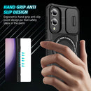 Samsung Galaxy S25 Edge Magsafe Sliding Cover Case [Black]