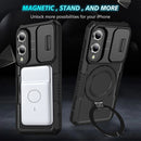 Samsung Galaxy S25 Edge Magsafe Sliding Cover Case [Black]