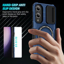 Samsung Galaxy S25 Edge Magsafe Sliding Cover Case [Navy]