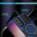 Samsung Galaxy S25 Edge Magsafe Sliding Cover Case [Navy]