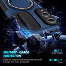 Samsung Galaxy S25 Edge Magsafe Sliding Cover Case [Navy]