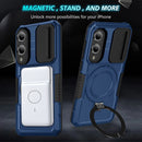 Samsung Galaxy S25 Edge Magsafe Sliding Cover Case [Navy]