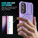 Samsung Galaxy S25 Edge Magsafe Sliding Cover Case [Purple]
