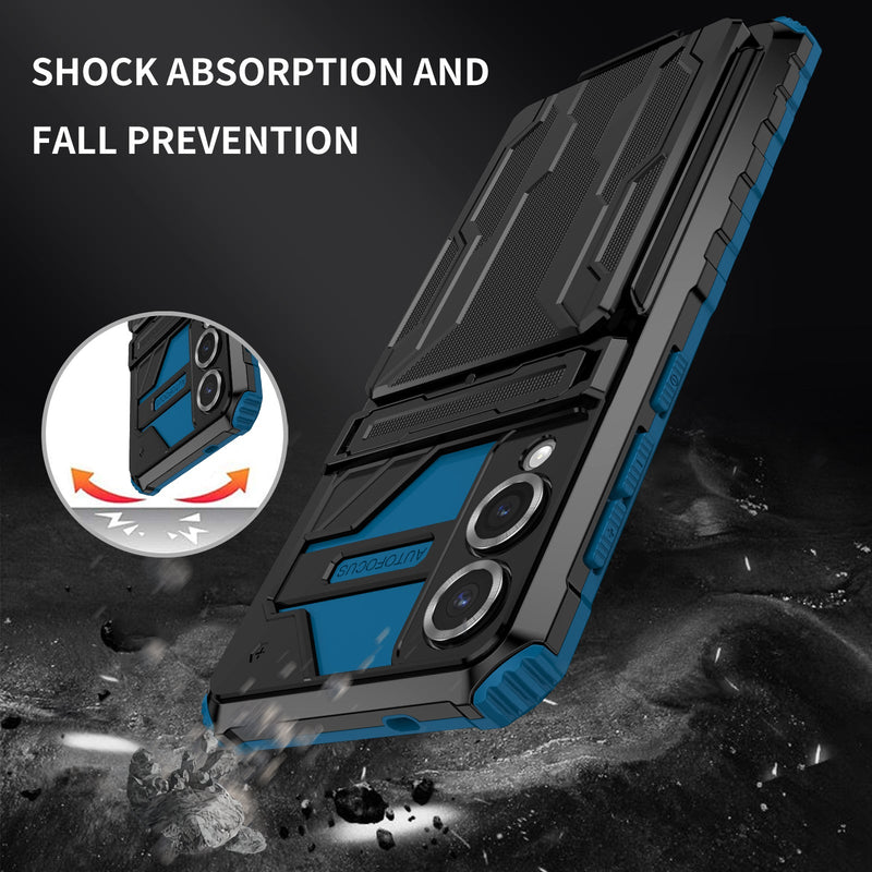 Samsung Galaxy S25 Edge Kickstand Card Case [Navy]