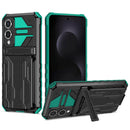Samsung Galaxy S25 Edge Kickstand Card Case [Teal]