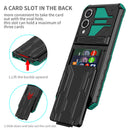 Samsung Galaxy S25 Edge Kickstand Card Case [Teal]