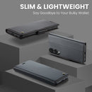 Samsung Galaxy S25 Edge CaseMe Retro Wallet Case [Black]