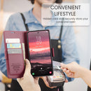 Samsung Galaxy S25 Edge CaseMe Retro Wallet Case [Maroon]