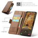 Samsung Galaxy S25 Edge CaseMe Retro Wallet Case [Brown]
