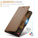 Samsung Galaxy S25 Edge CaseMe Retro Wallet Case [Brown]