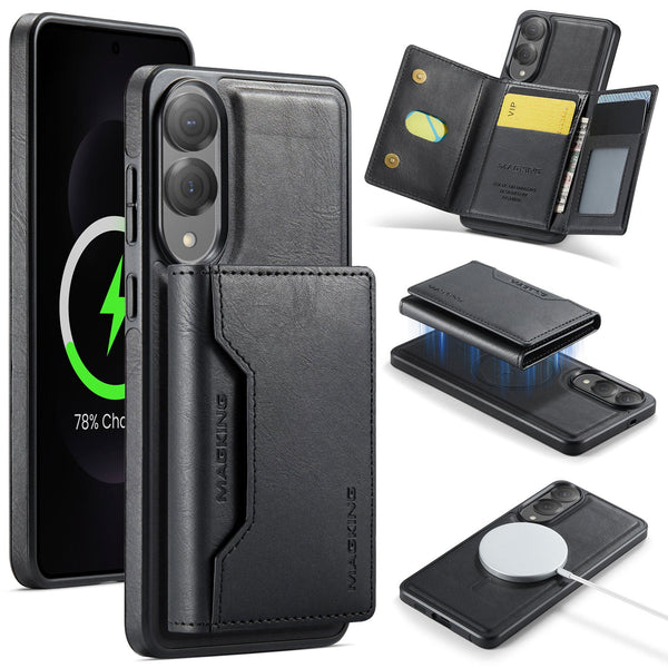 Samsung Galaxy S25 Edge DG.Ming MagSafe Wallet Case [Black]