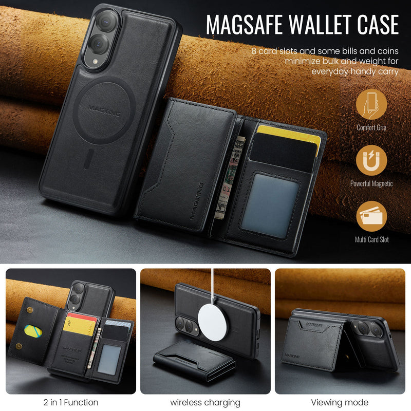 Samsung Galaxy S25 Edge DG.Ming MagSafe Wallet Case [Black]