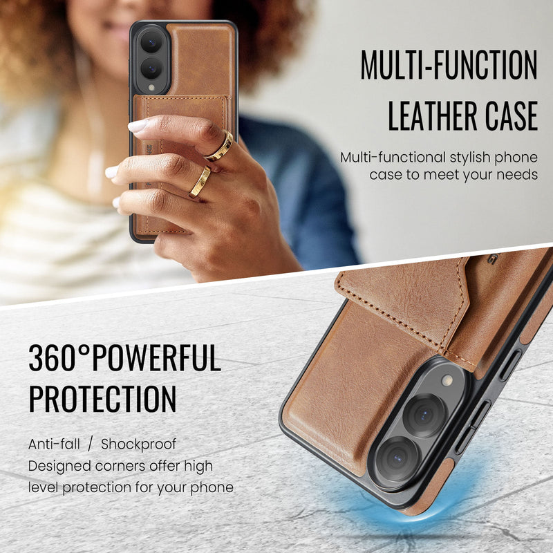 Samsung Galaxy S25 Edge DG.Ming MagSafe Wallet Case [Brown]