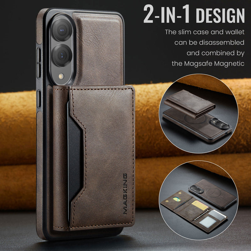 Samsung Galaxy S25 Edge DG.Ming MagSafe Wallet Case [Coffee]