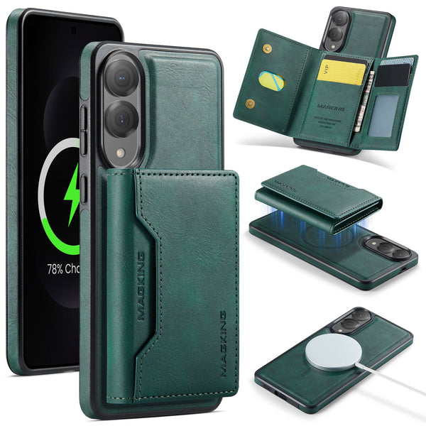 Samsung Galaxy S25 Edge DG.Ming MagSafe Wallet Case [Green]