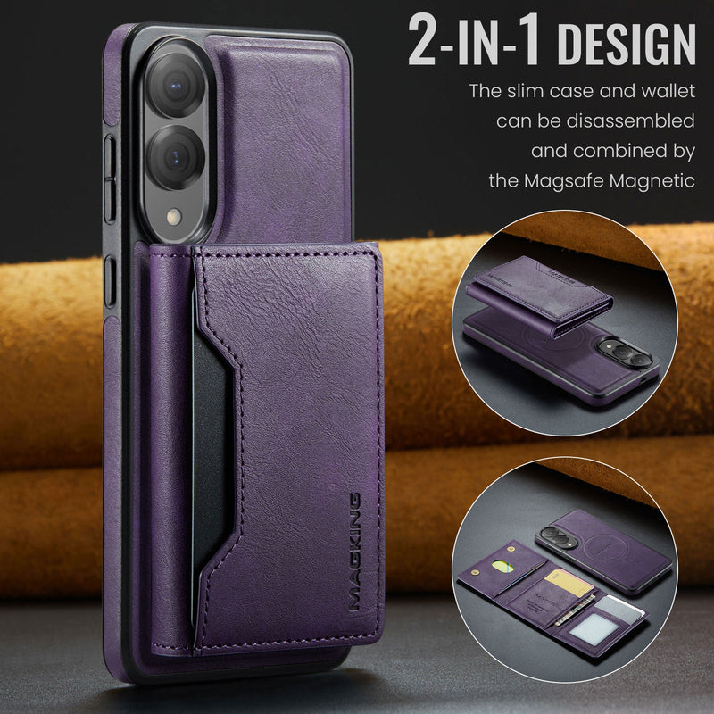 Samsung Galaxy S25 Edge DG.Ming MagSafe Wallet Case [Purple]