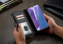 Samsung Note 20 Case Zipper Wallet (Black)